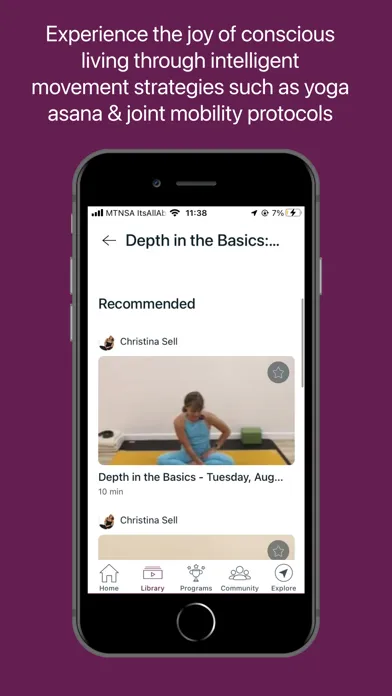Christina Sell Yoga Online স্ক্রিনশট