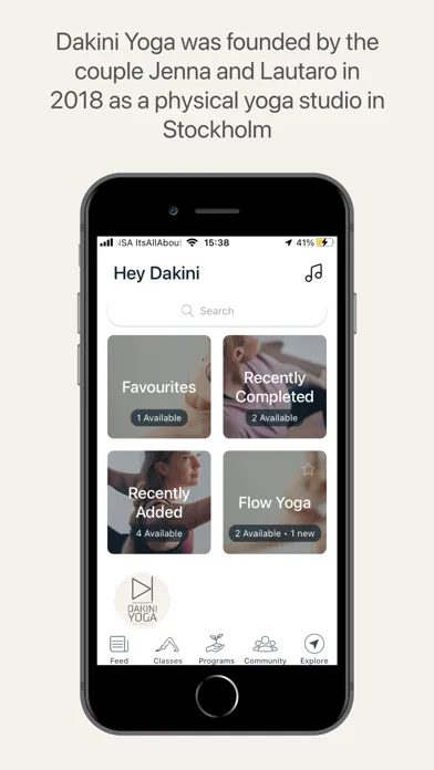 Tangkapan layar Dakini Yoga