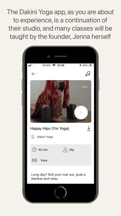 Tangkapan layar Dakini Yoga