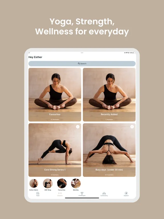 Esther Marie Yoga iPad  স্ক্রিনশট
