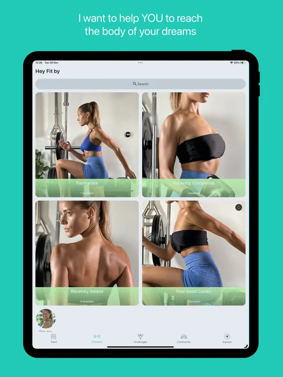 Ảnh chụp màn hình của Fit by Aino iPad 