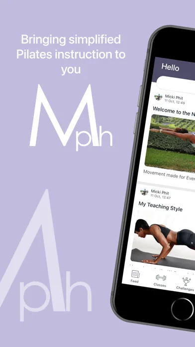 Capturas de tela do MickiPhit Wellness