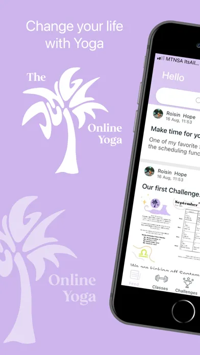 Capturas de pantalla de The Jungle • Roisin Hope Yoga
