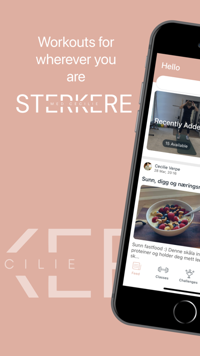 STERKERE med Cecilie應用截圖