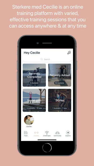 ภาพหน้าจอของ STERKERE med Cecilie