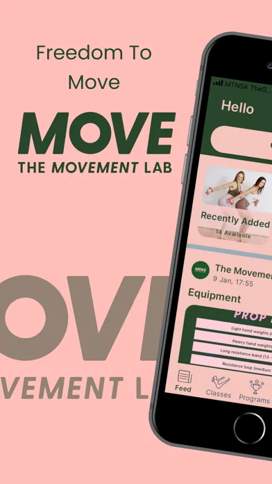 The Movement Lab On-Demand Screenshots