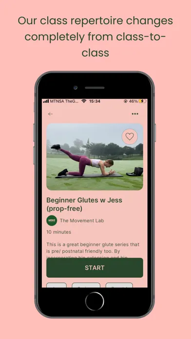 The Movement Lab On-Demand Screenshots