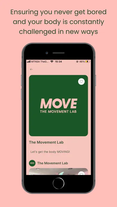 The Movement Lab On-Demand Screenshots