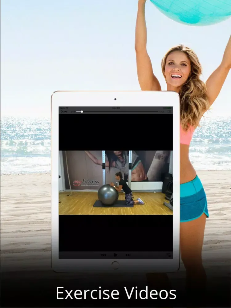 Tangkapan skrin Swiss & Stability Ball Exercises Workout Program iPad 