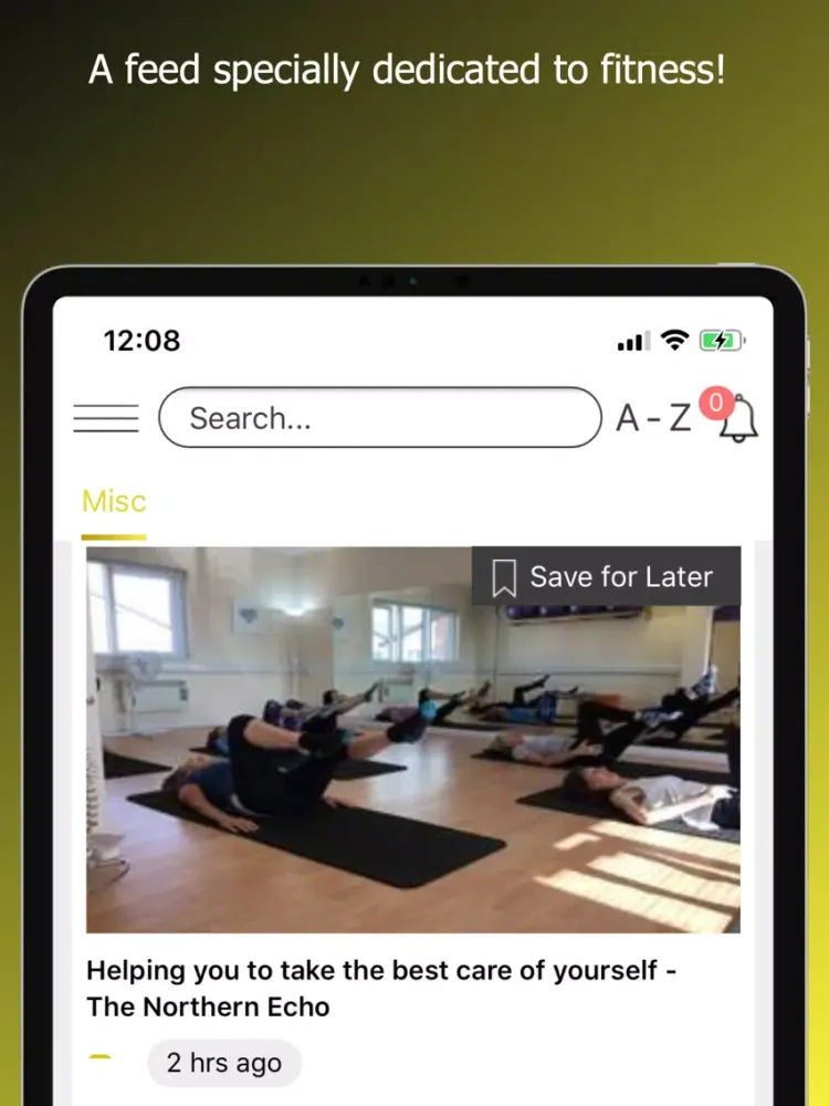 Fitness Network iPad  स्क्रीनशॉट