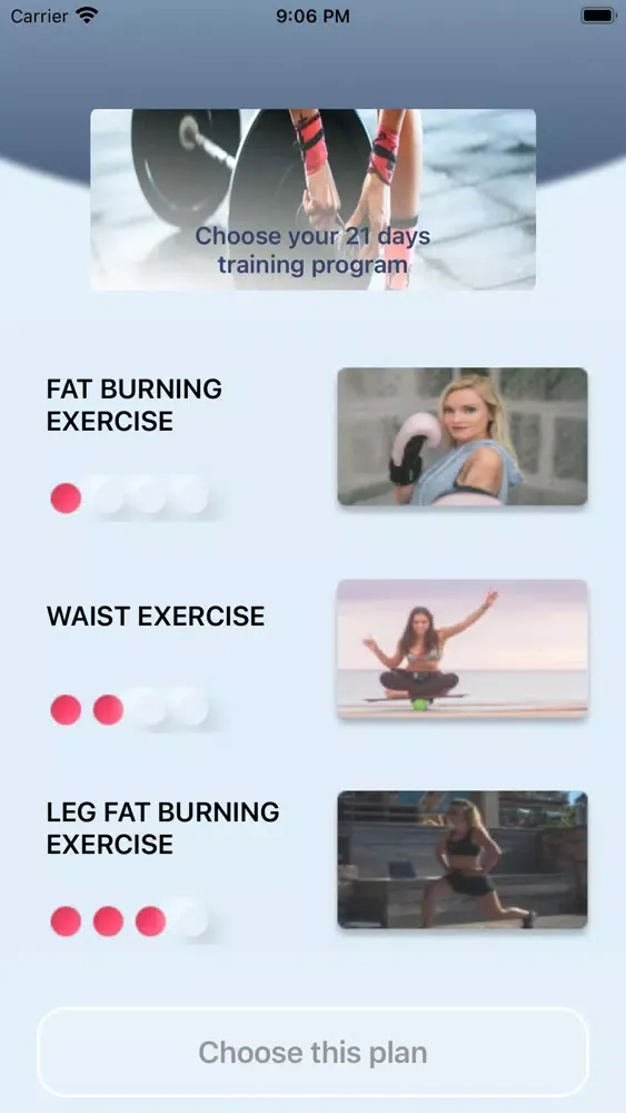 21 Loss Weight Workout Women স্ক্রিনশট