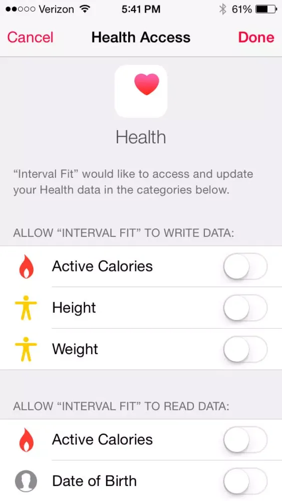 Interval Fit Screenshots