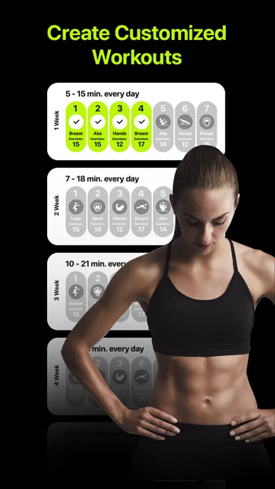 Скриншоты Home Workout Planner - FitFlow