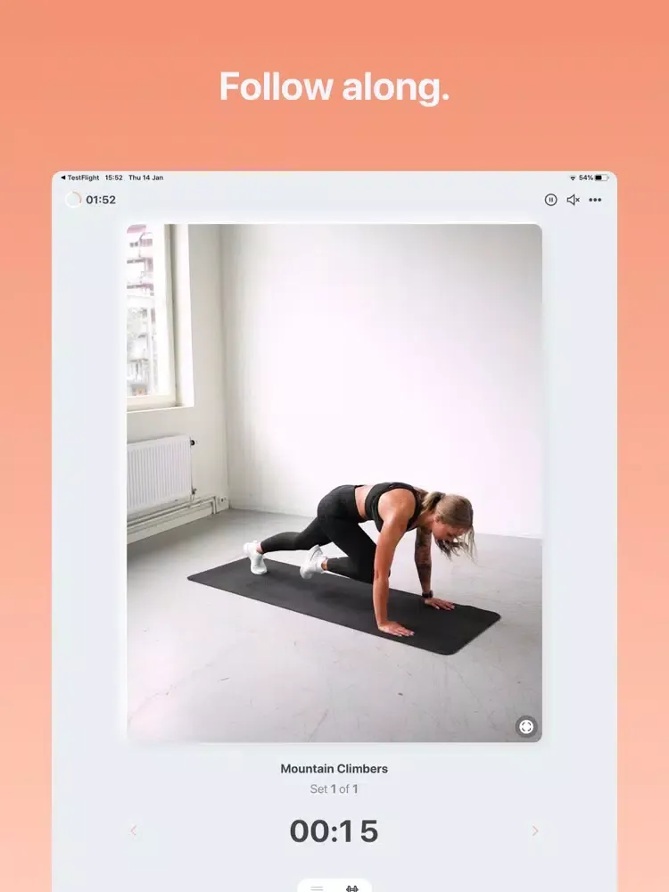 Capturas de pantalla de Movin' – Home and Gym Workouts iPad 