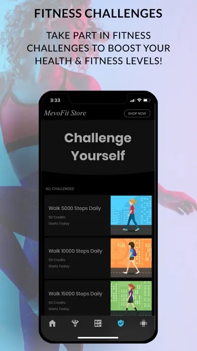 MevoFit Fitness Tracker App应用截图