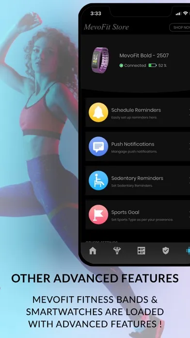 MevoFit Fitness Tracker App应用截图