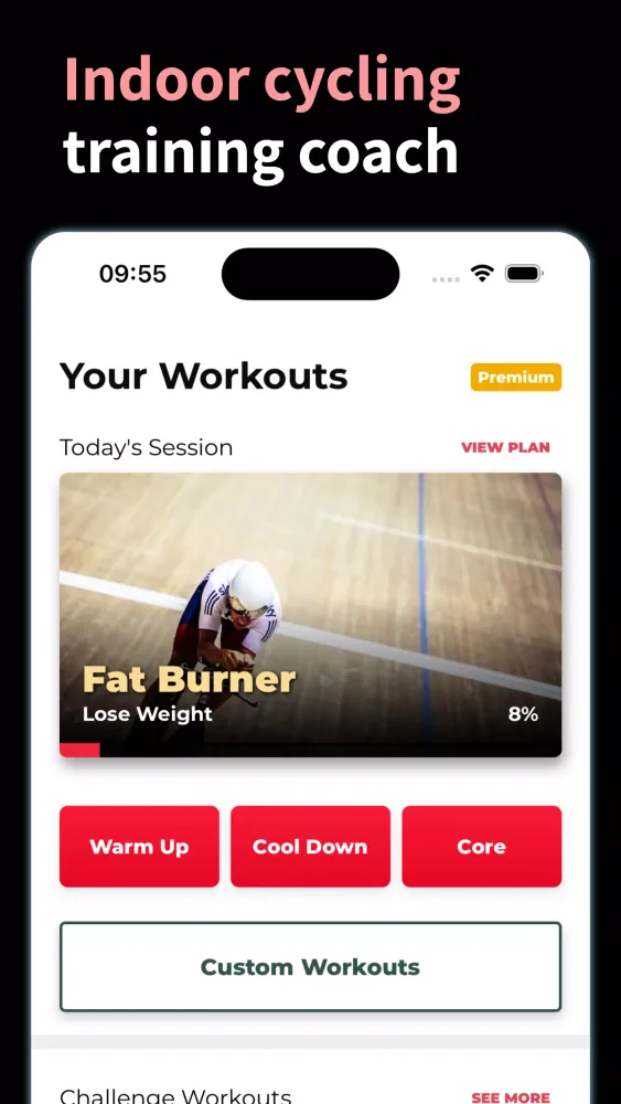 Captures d'écran de Exercise Bike Workouts