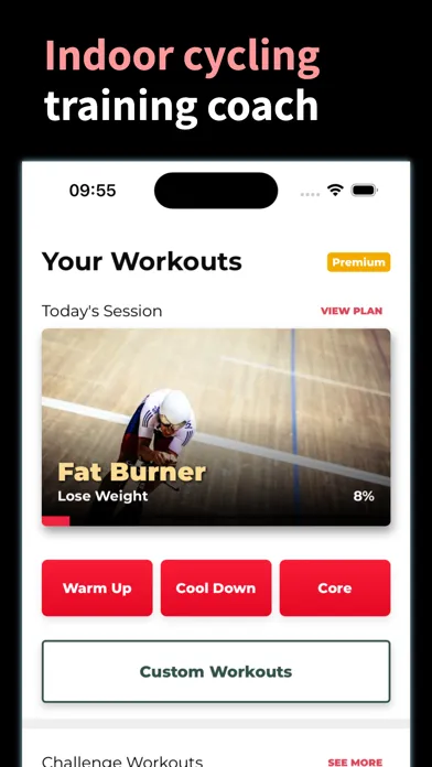 Captures d'écran de Exercise Bike Workouts