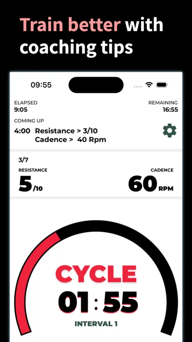 Captures d'écran de Exercise Bike Workouts
