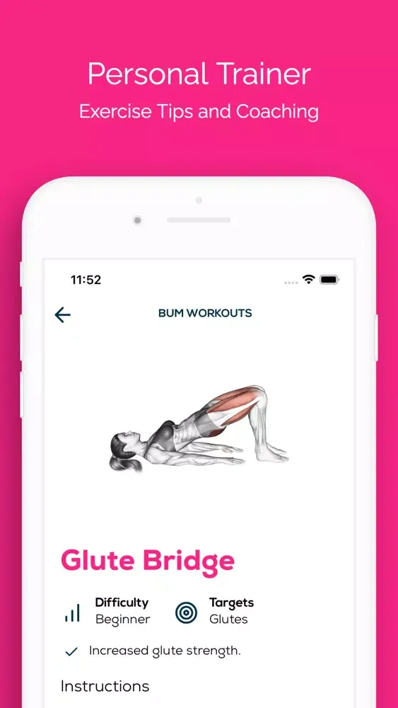 Glute Workouts For Women + Screenshots