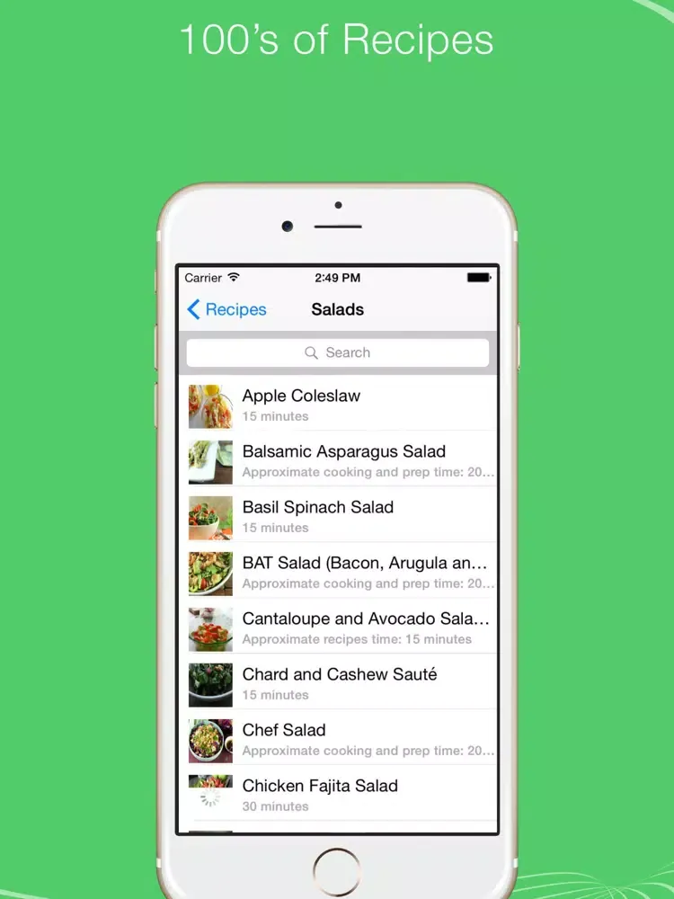Paleo Meals and Recipes for Fitness iPad  スクリーンショット