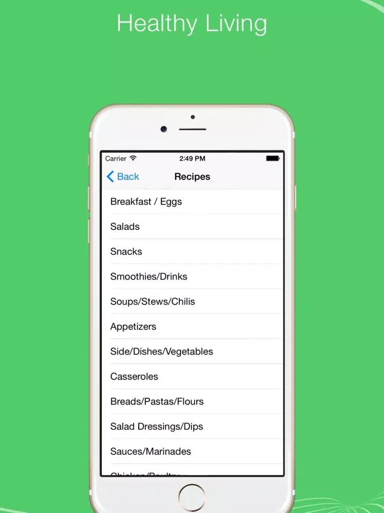 Paleo Meals and Recipes for Fitness iPad  スクリーンショット