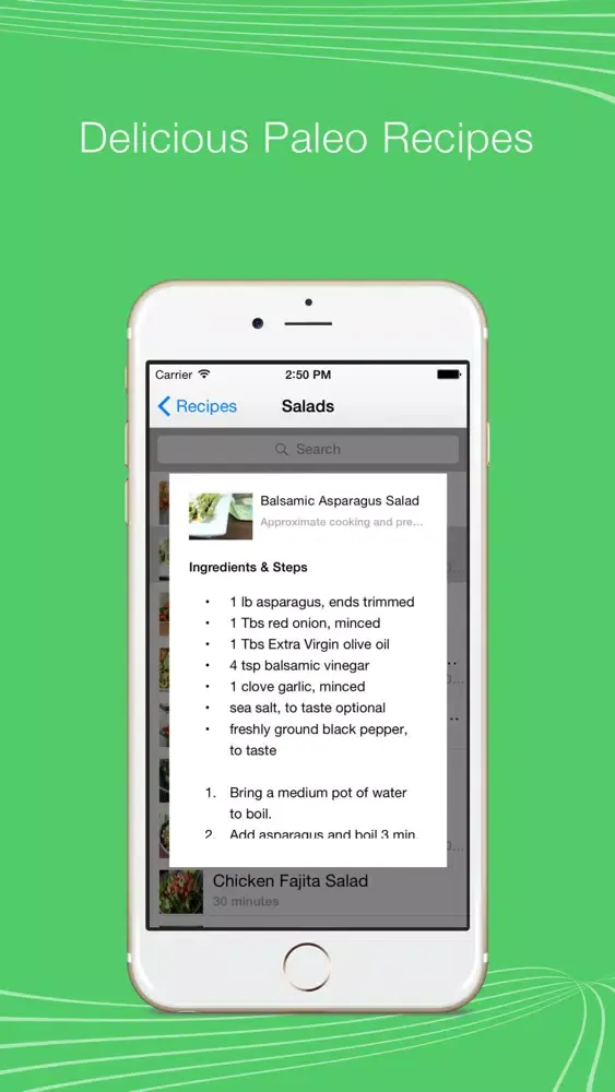 Paleo Meals and Recipes for Fitness スクリーンショット