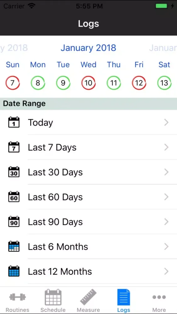 Fitness Tracker 90 CE スクリーンショット