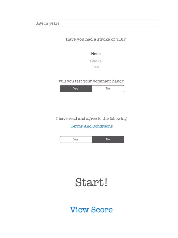 Fitts Law iPad  Screenshots