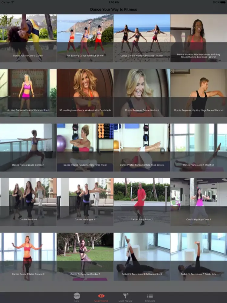 Capturas de tela do FitYou - Fitness video training iPad 