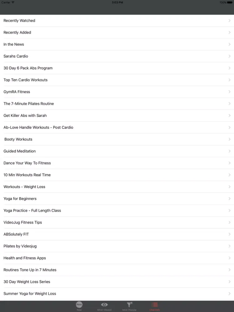 Capturas de tela do FitYou - Fitness video training iPad 