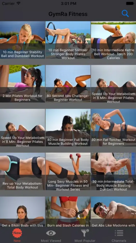 Capturas de tela do FitYou - Fitness video training