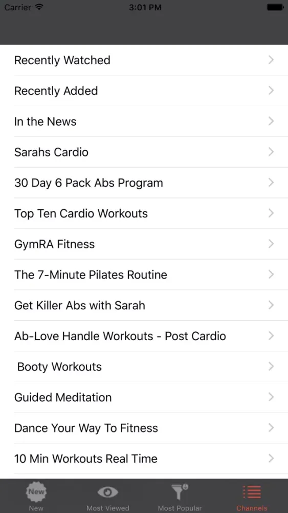 Capturas de tela do FitYou - Fitness video training