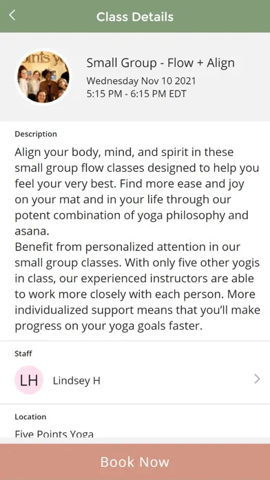 Five Points Yoga سکرین شاٹس
