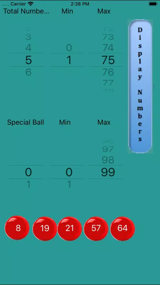 Quick Pick Numbers App应用截图