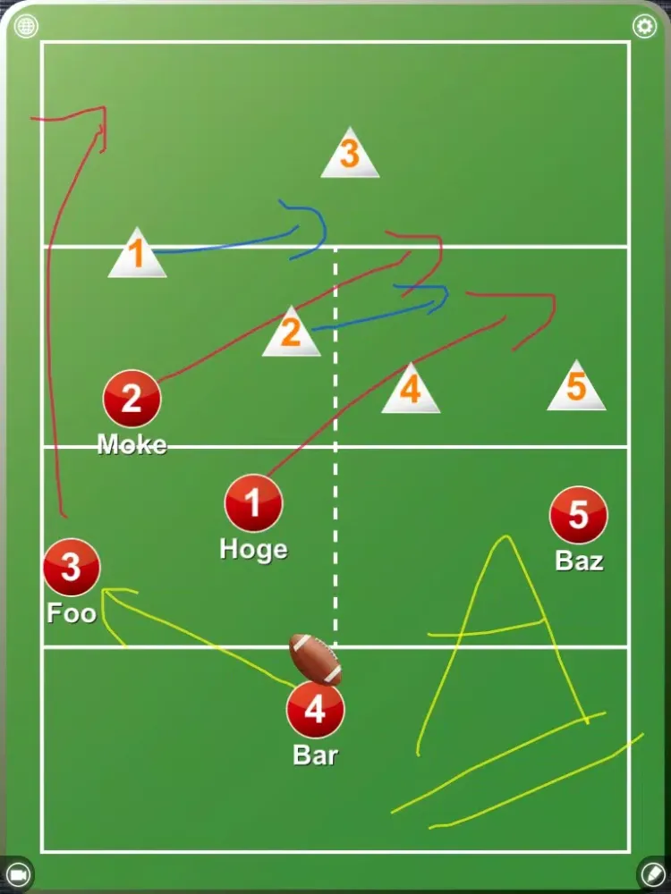 Tangkapan skrin Flag Football Board Free! iPad 