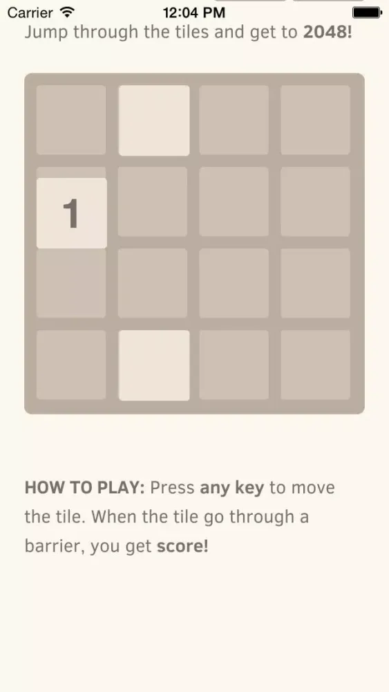Скриншоты Flappy 2048 : Fly to 2048 and don't touch any white tile.