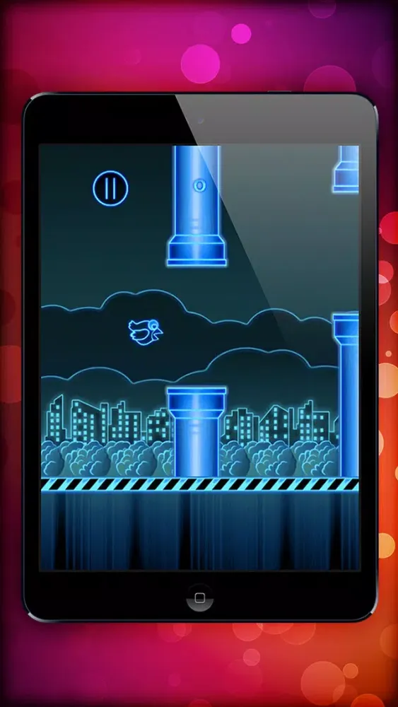 Capturas de pantalla de Tappy Bird Neon