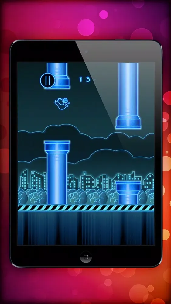 Capturas de pantalla de Tappy Bird Neon