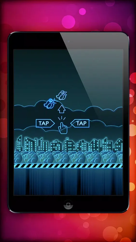 Capturas de pantalla de Tappy Bird Neon
