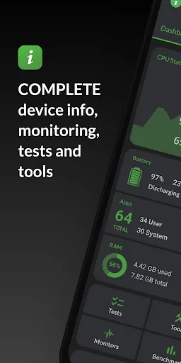 تصاویر DevCheck Device & System Info