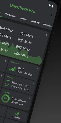 تصاویر DevCheck Device & System Info