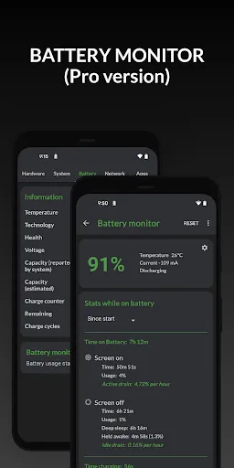 تصاویر DevCheck Device & System Info