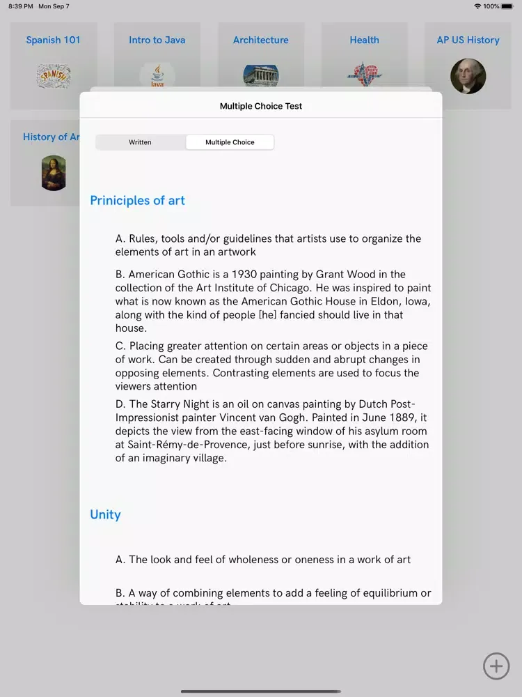 Pro FlashCard Maker iPad 應用截圖