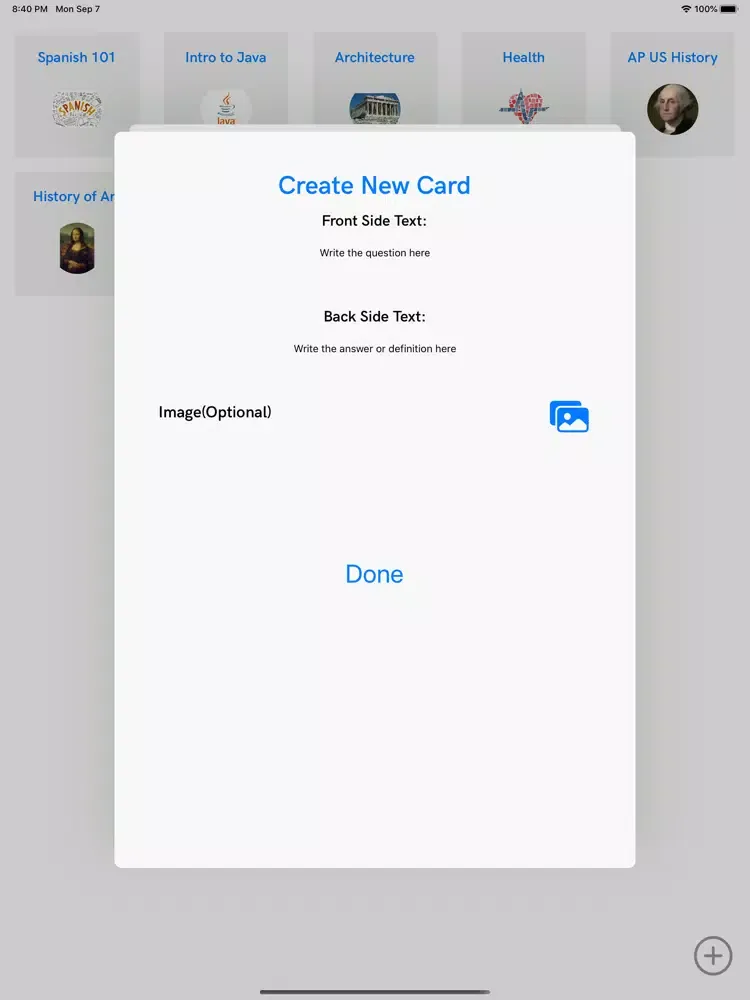 Pro FlashCard Maker iPad 應用截圖