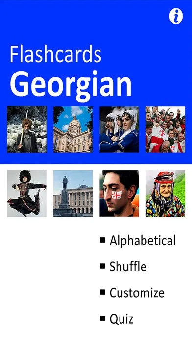 Screenshot di Georgian Alphabet Flash Cards