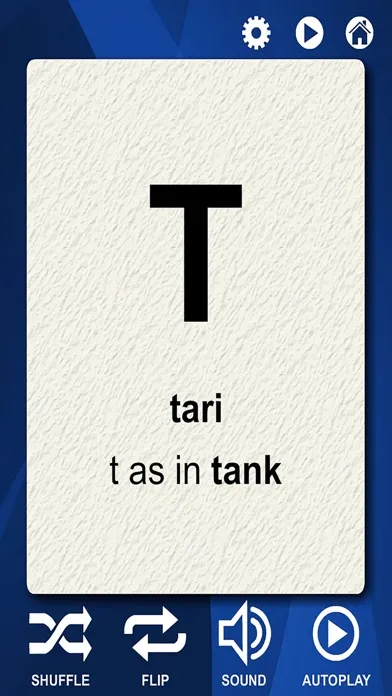 Screenshot di Georgian Alphabet Flash Cards