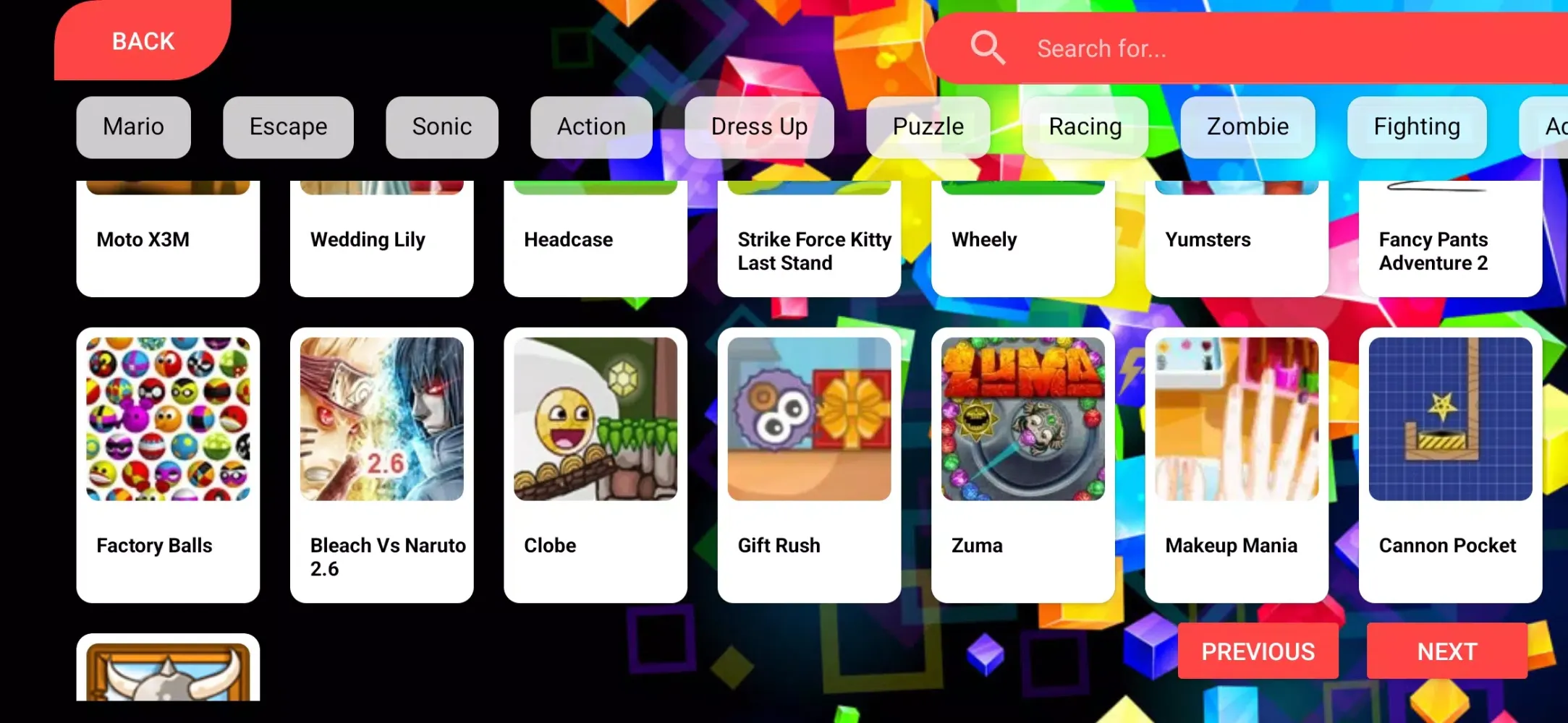 Flash Game Archive Screenshots