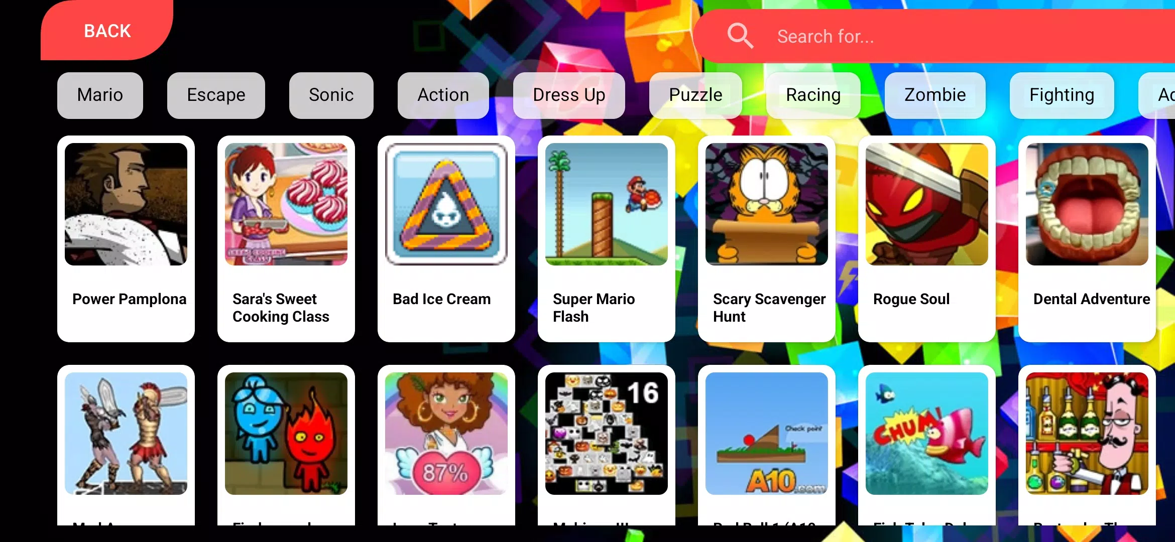Flash Game Archive Screenshots