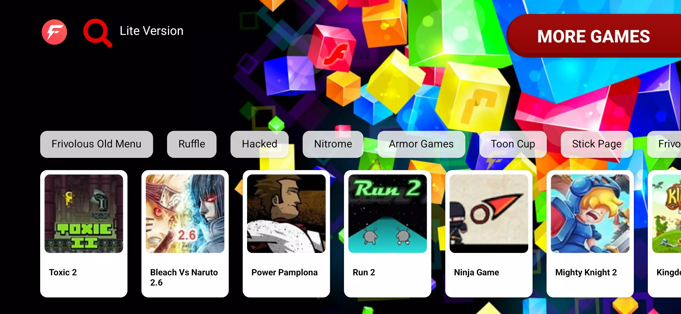 Flash Game Archive Screenshots